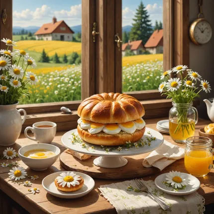 Булочка ромашка: секрет идеального угощения для ценителей домашней выпечки